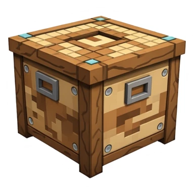 Minecraft crafting table sticker