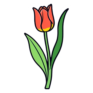Tulip sticker