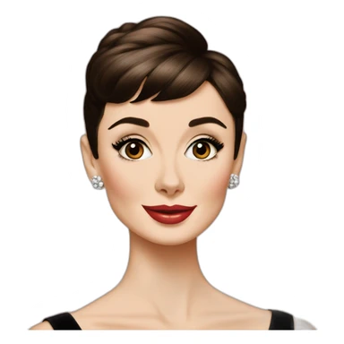 Audrey Hepburn sticker