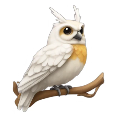 Ecureuil sur une fée sticker