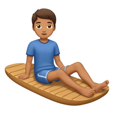 young out with toes in the back sticker