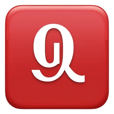 a red square with the words ur pist in the middle of the square sticker