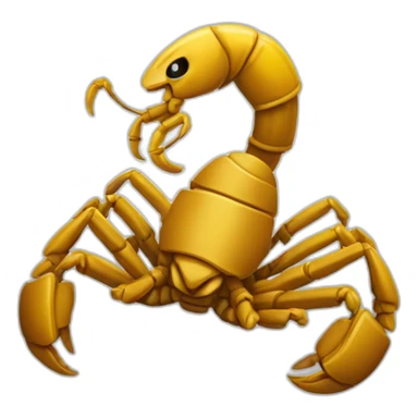 Scorpion avec un gant de boxe sticker