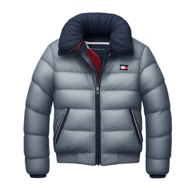 photorealistic tommy hilfiger winter jacket sticker