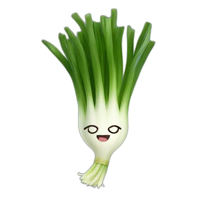 cute spring onion sticker