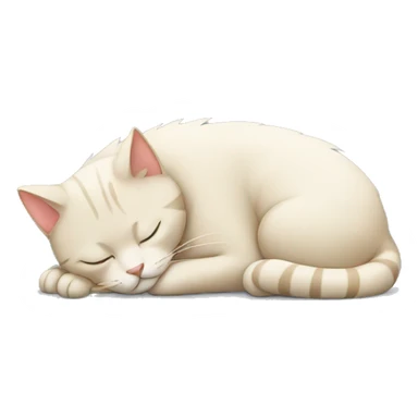 Sleeping cat  sticker