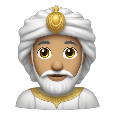 Create an emoji of prince mohammed Bahman sticker