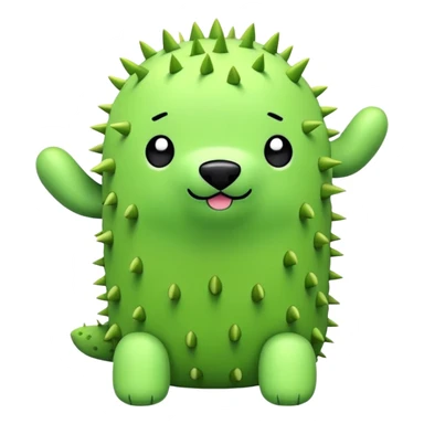 toki doki cactus dog sticker