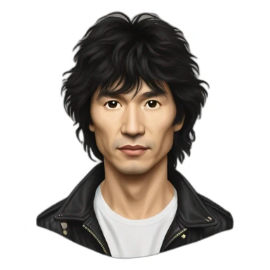 generate a text describing-the life and work of viktor tsoi, the legendary rock musician and leader of the band "kino" sticker