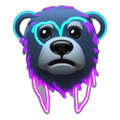 the word " GRIZZ " in neon writing  sticker