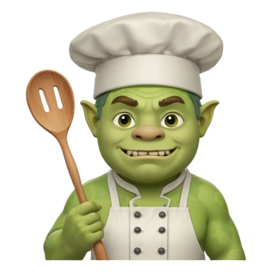 ogre the chef sticker