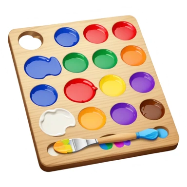 Paint palette  sticker