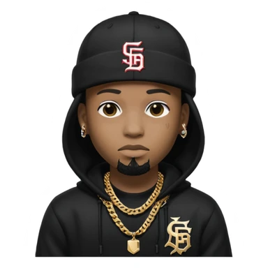 rapper khăn trùm mặt (che miệng) full đen có mũ len hãng MLB
 sticker