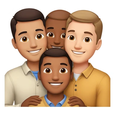 Male Gay Throuple sticker