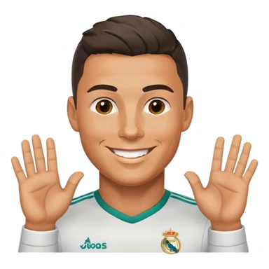 ronaldo with suii sticker