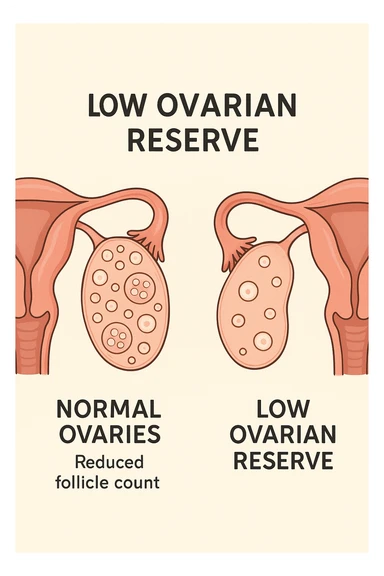 riserva ovarica bassa sticker