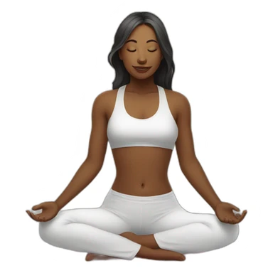 Yogi women  sticker