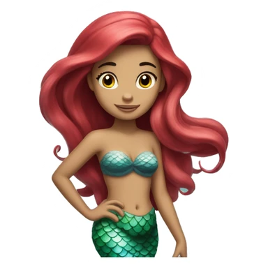 the litte mermaid Ariel sticker