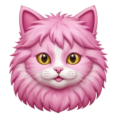 pink cat emoji sticker