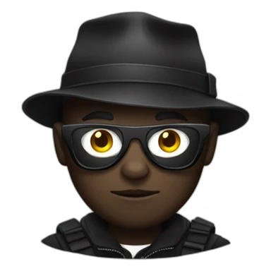 bank robber black cat sticker