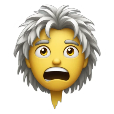 frazzled overwhelmed person sticker