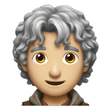 Frodo baggin sticker