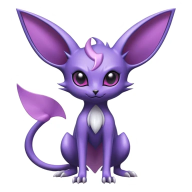 Cool Edgy Shiny Noibat-Espeon-hybrid  full body sticker
