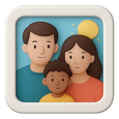 recreate this photo frame but add bit more details sticker