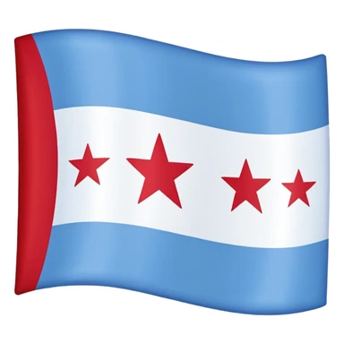 Chicago flag sticker