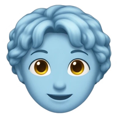 Cœur bleu clair sticker