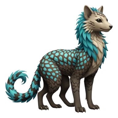 Modern Realistic Rare Fantasy Vernid-Trico-species by LiLaiRa full body sticker