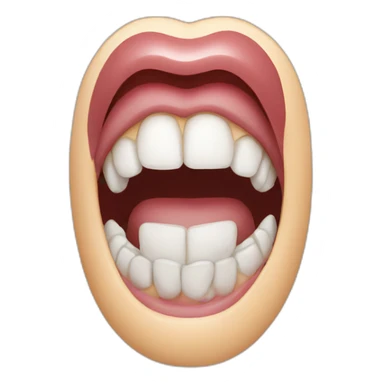 mouth with Tiger sticker