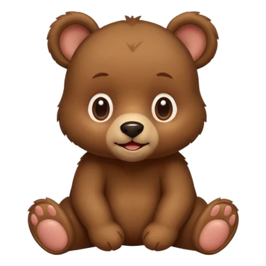 Baby bear sticker