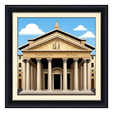 The Pantheon rome sticker