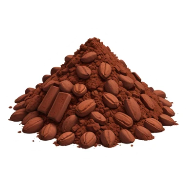 cacao en polvo sticker