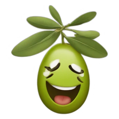 Happy olive sticker