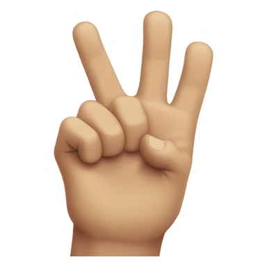 a hand showing the "hang loose" sign sticker