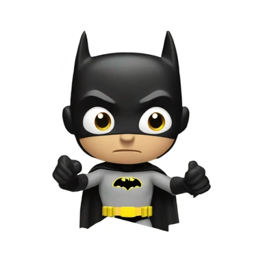 Batman offering money not smiling sticker