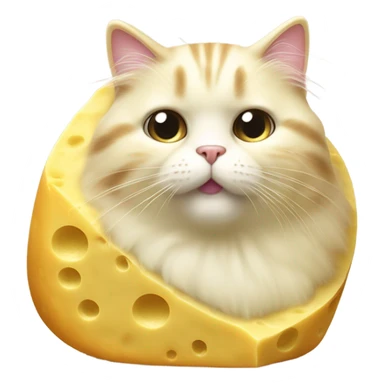 Cheese cat sticker