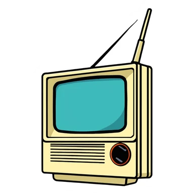 1980s Sony Watchman portable TV sticker