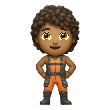 Gimnast trapper sticker