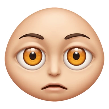 Eyes popping out sticker