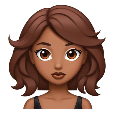 Brown girl diva sticker