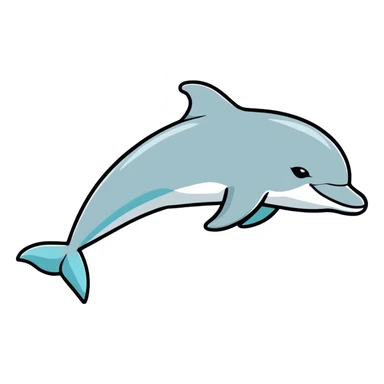 dolphin sticker