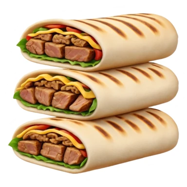 a shawarma sticker