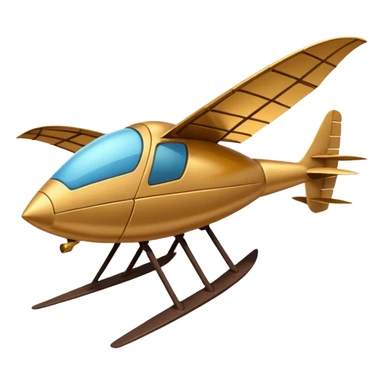 dune ornithopter no legs simplified bold emoji style sticker