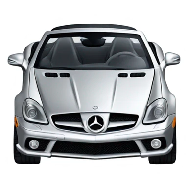 Mercedes slk silver sticker