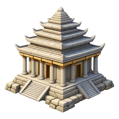 Creating temple  sticker