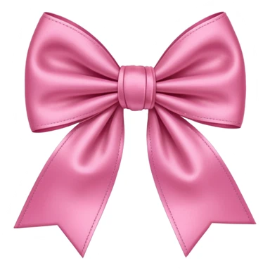 Pink preppy bow sticker