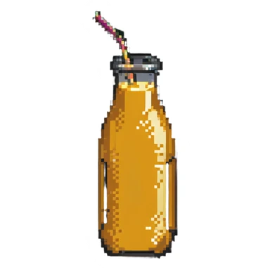 double stuffed orange juice sticker